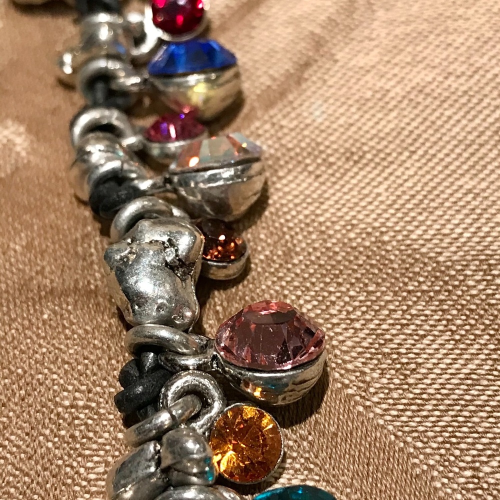 💎Otazu Swarovski Multi Color Crystal Necklace💎 - Picture 4 of 10